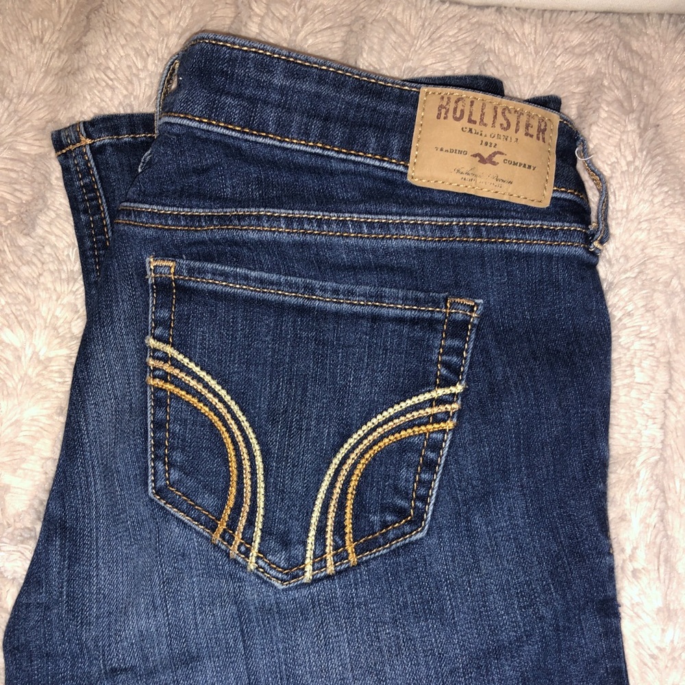 Bootcut, new, hollister blue jeans